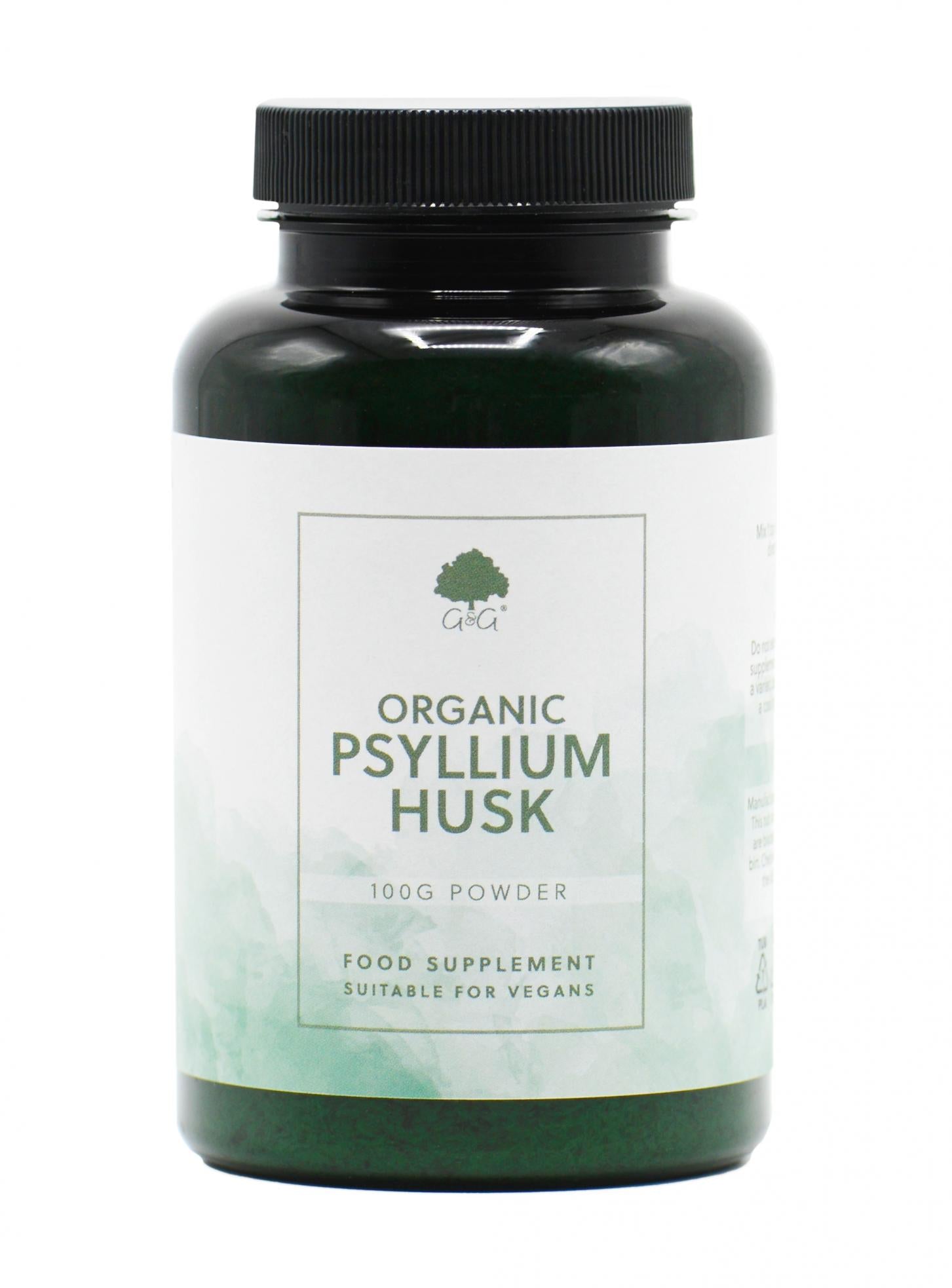 G&G Vitamins Organic Psyllium Husk 100g