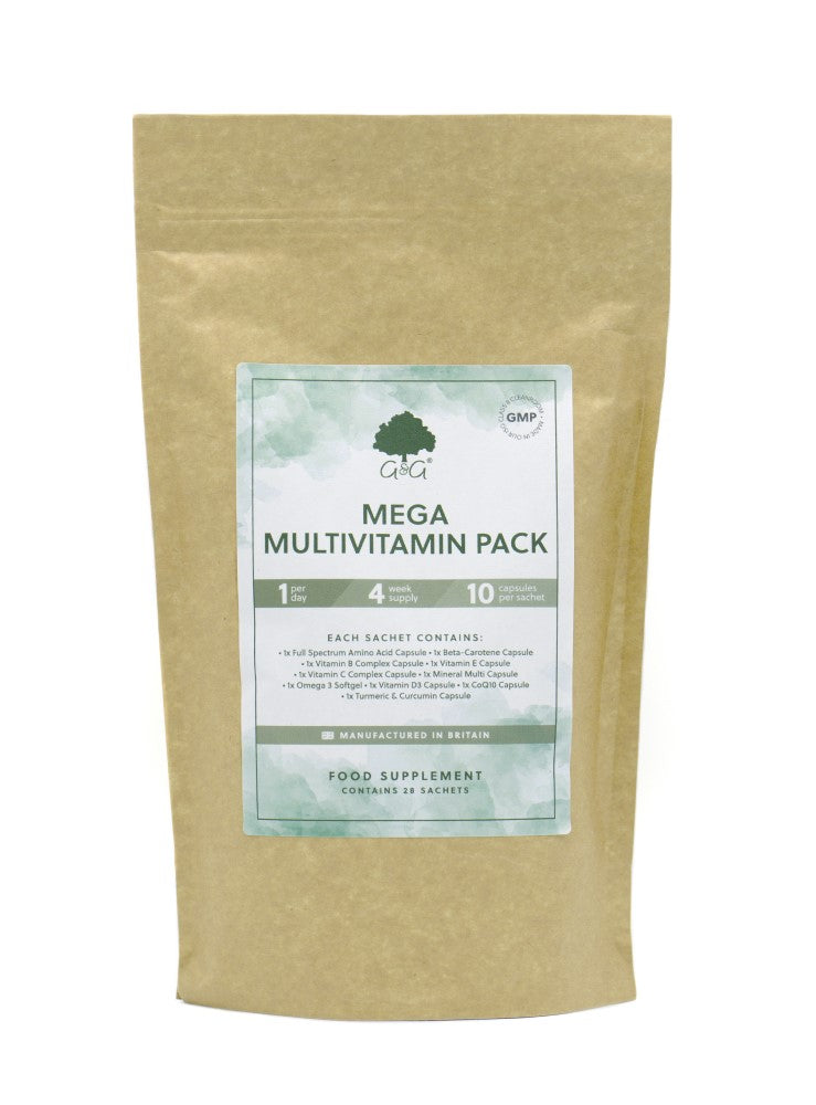G&G Vitamins Mega Multivitamin Pack 28 Day Supply