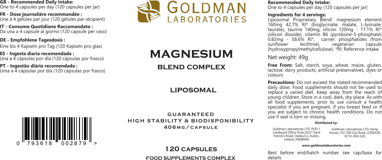 Goldman Laboratories Magnesium Blend Complex 120's