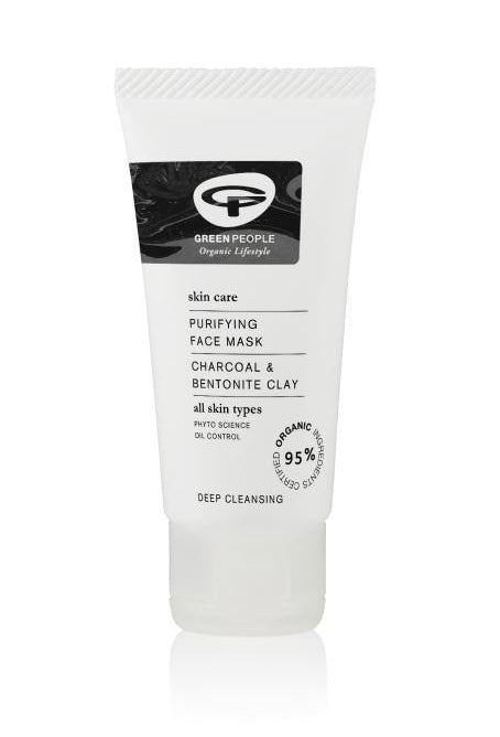 Green People Purifying Face Mask Charcoal & Bentonite Clay 50ml
