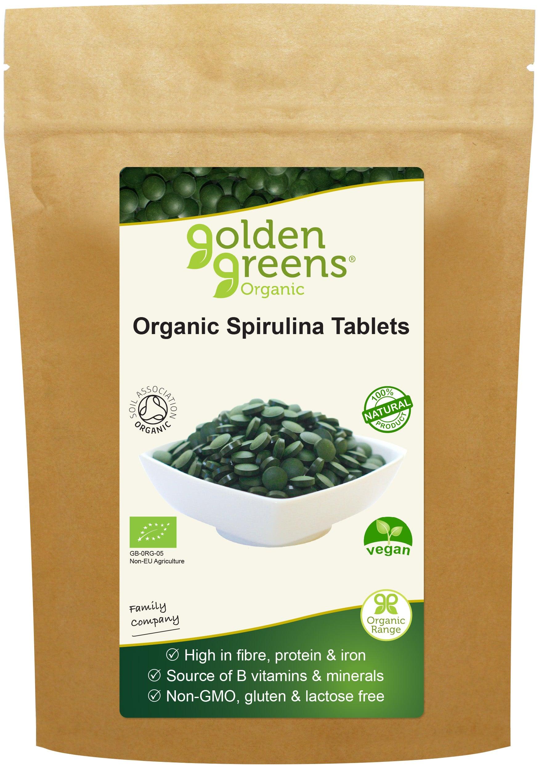 Golden Greens (Greens Organic) Organic Spirulina Tablets 120's - Approved Vitamins