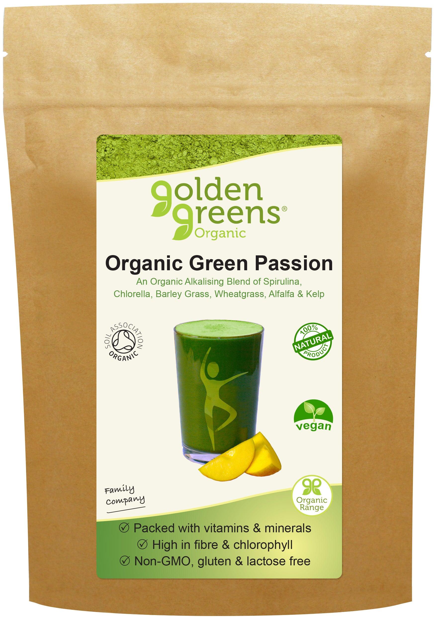 Golden Greens (Greens Organic) Organic Green Passion 90g - Approved Vitamins