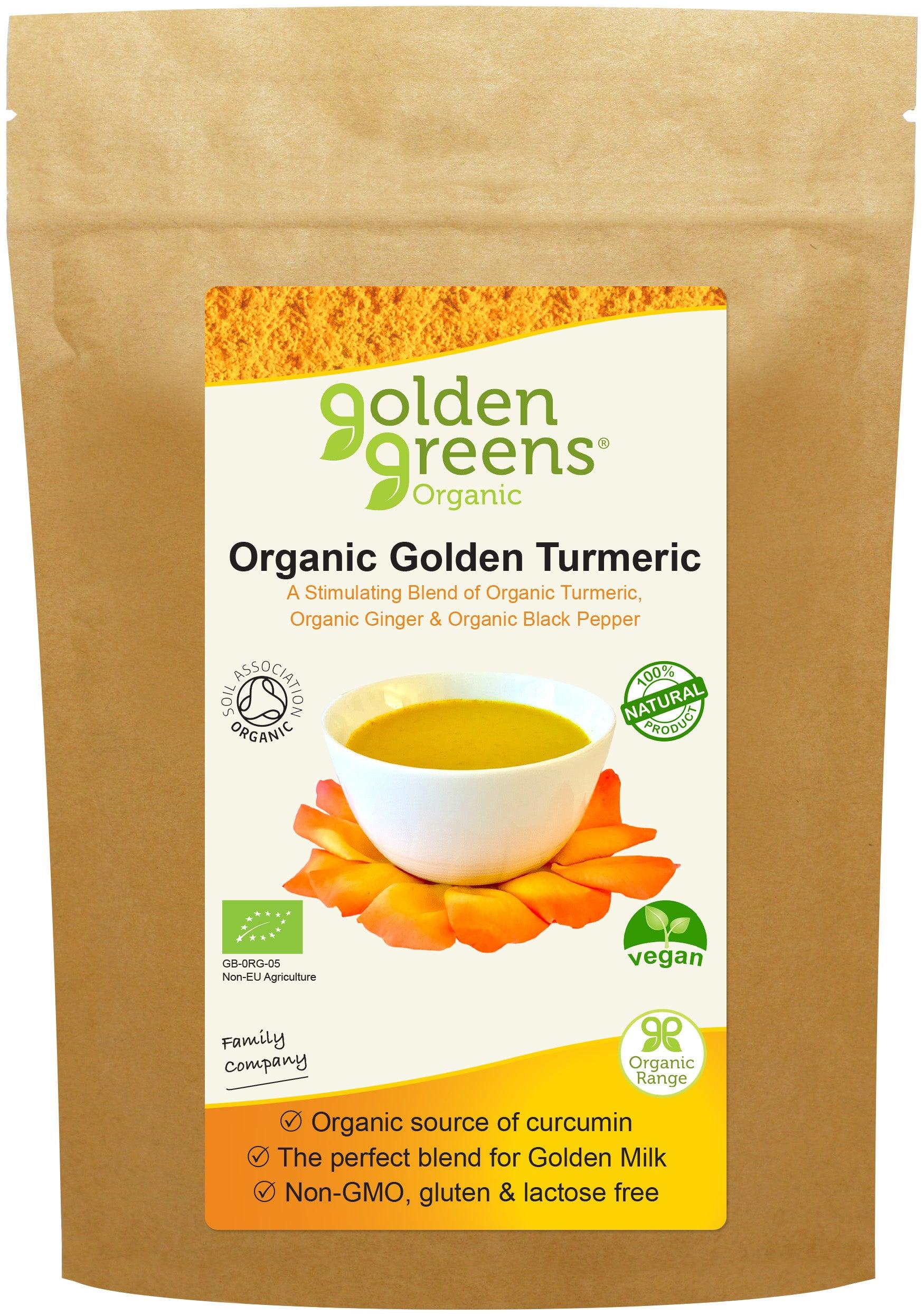 Golden Greens (Greens Organic) Organic Golden Turmeric 100g - Approved Vitamins