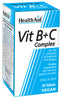 Health Aid Vit B+C Complex 30's