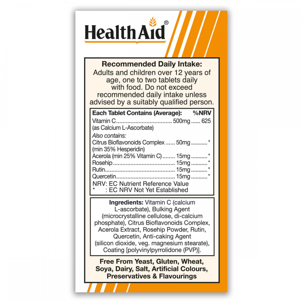 Health Aid Esterified Vitamin C 500mg 60's