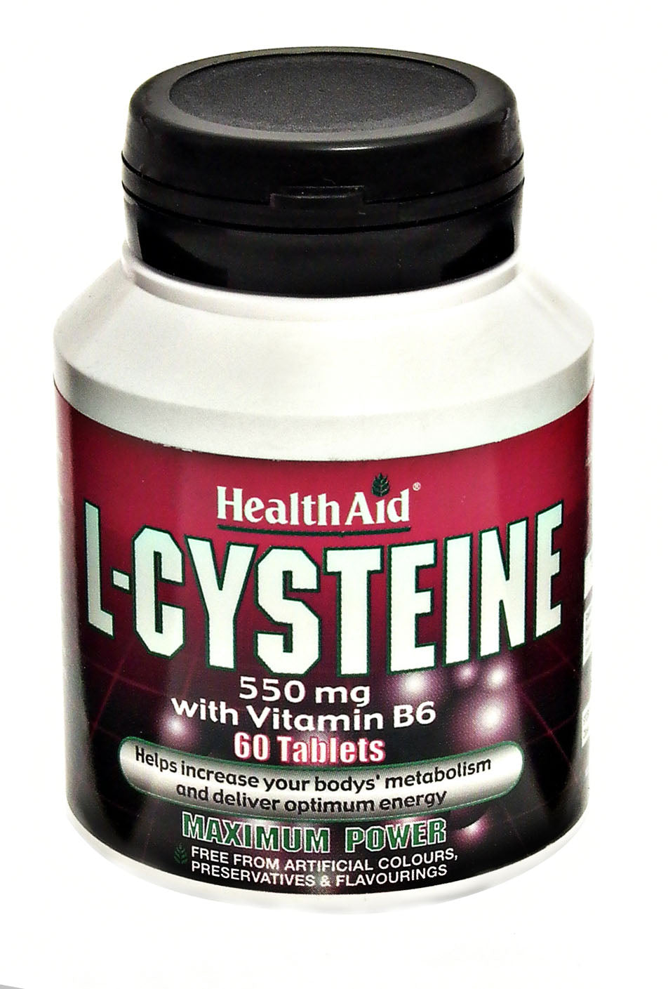 Health Aid L-Cysteine 550mg with Vitamin B6