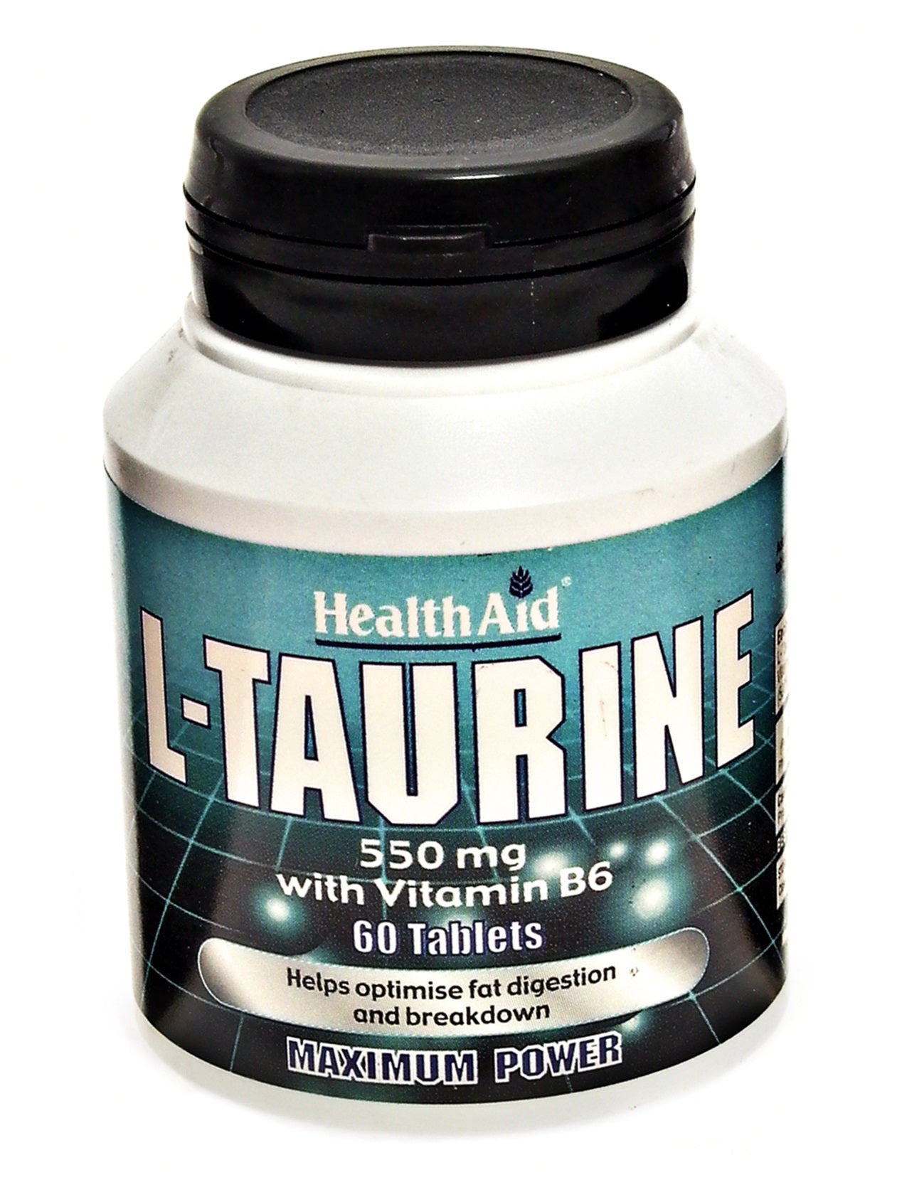 Health Aid L-Taurine 550mg with Vitamin B6   60's