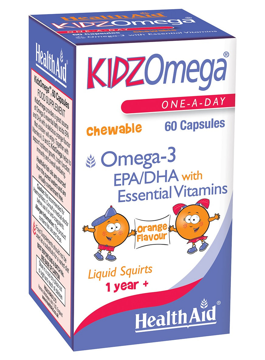 Health Aid KidzOmega Omega-3 EPA/DHA   60's