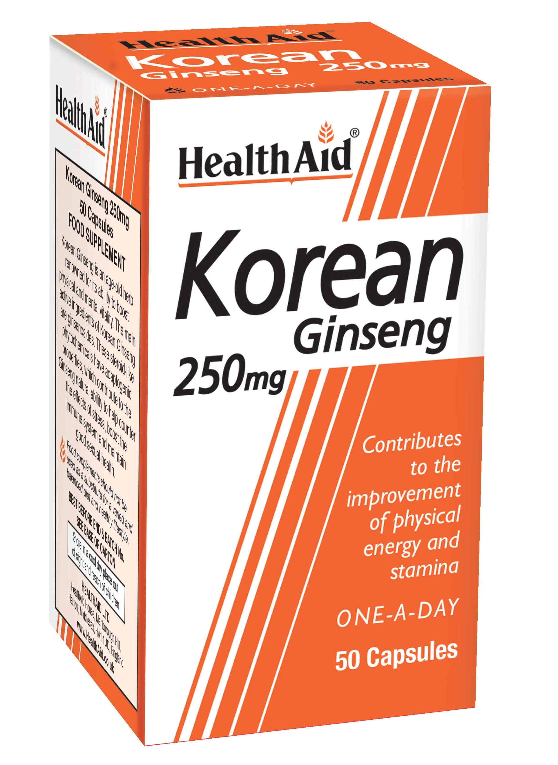 Health Aid Korean Ginseng 250mg  50's