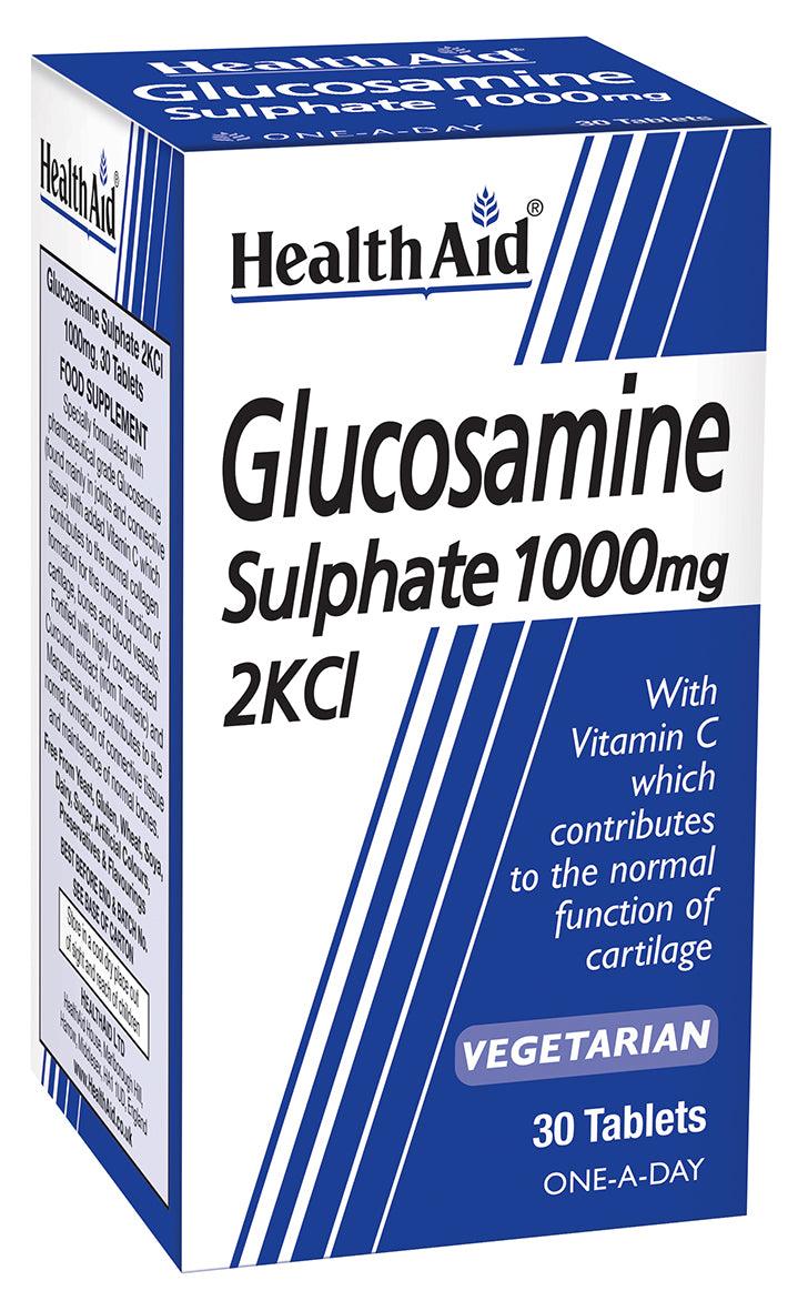 Health Aid Glucosamine Sulphate 1000mg 2KCI 30's - Approved Vitamins