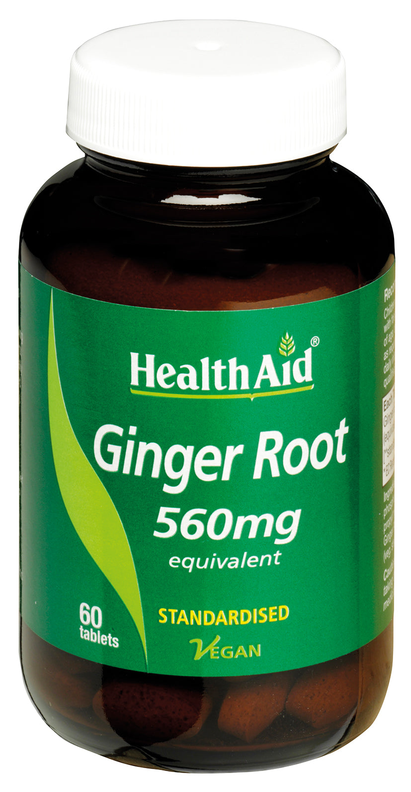 Health Aid Ginger Root 560mg 60's