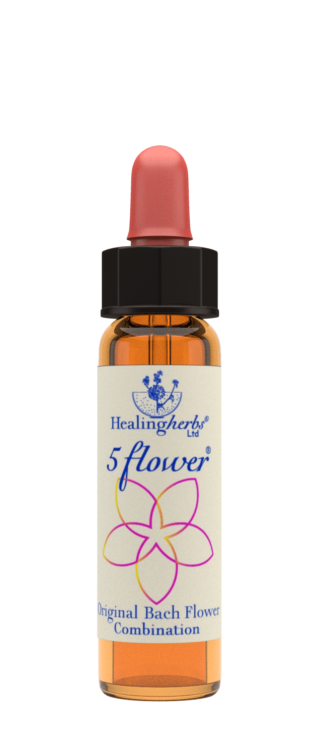 Healing Herbs Ltd 5 Flower Drops Original Bach Flower Combination 10ml - Approved Vitamins