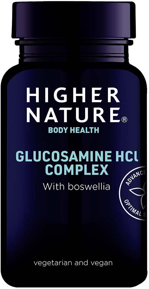 Higher Nature Glucosamine HCL Complex with Boswellia 90's - Approved Vitamins