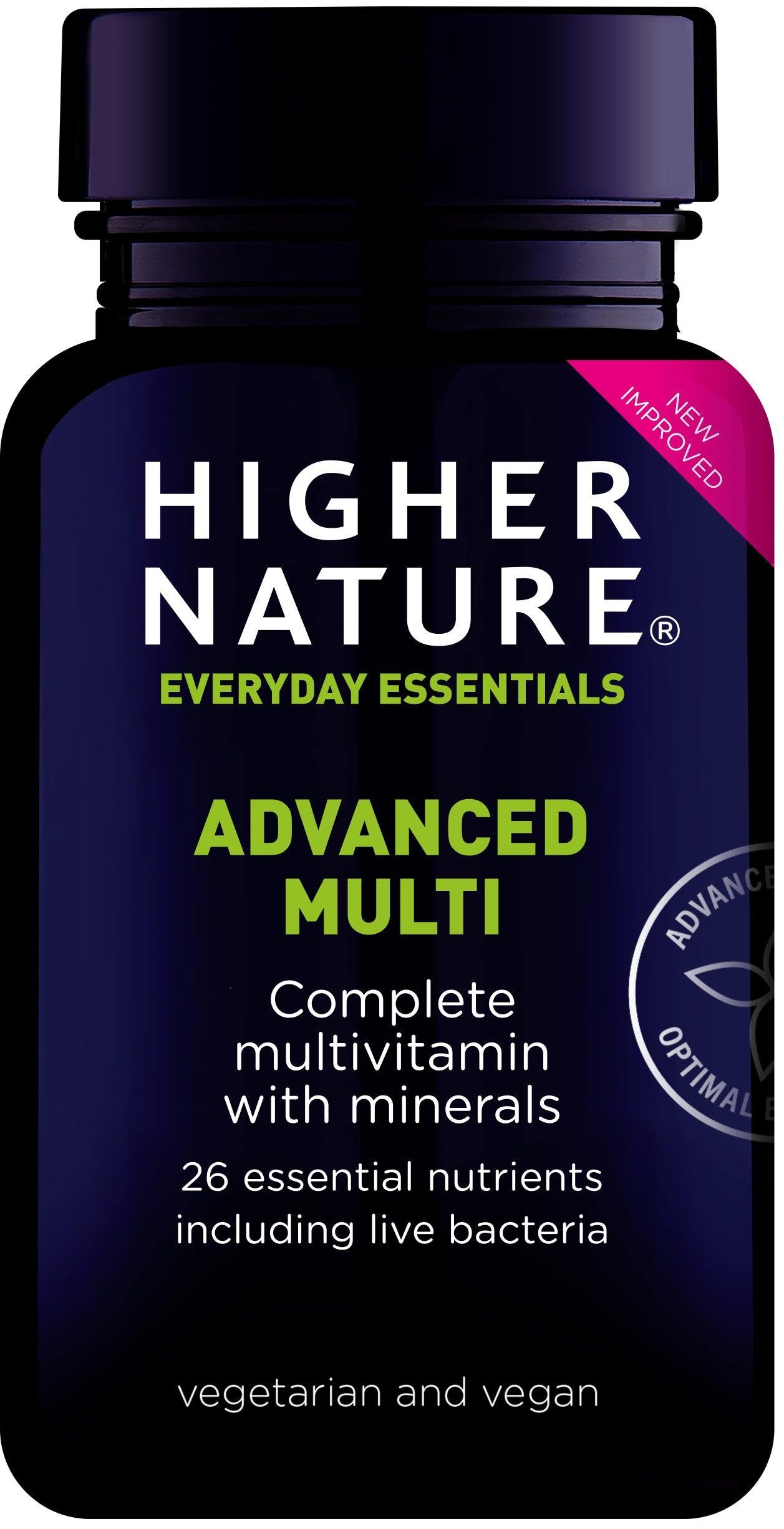 Higher Nature Advanced Multi (Formerly Advanced Nutrition Complex) 30's - Approved Vitamins