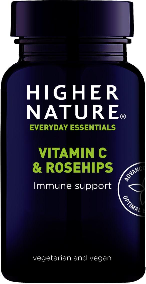 Higher Nature Vitamin C & Rosehips 90's (Formerly Rosehips) - Approved Vitamins