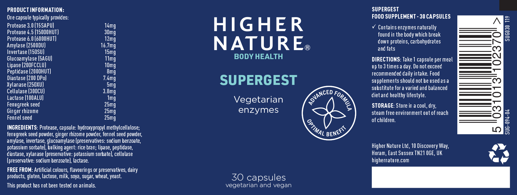 Higher Nature Supergest