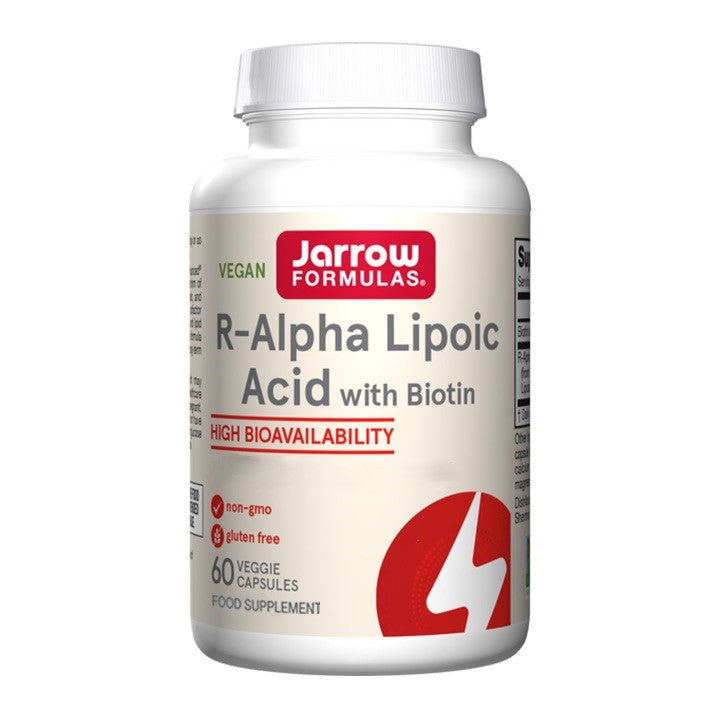 Jarrow Formulas R-Alpha Lipoic Acid with Biotin 60's