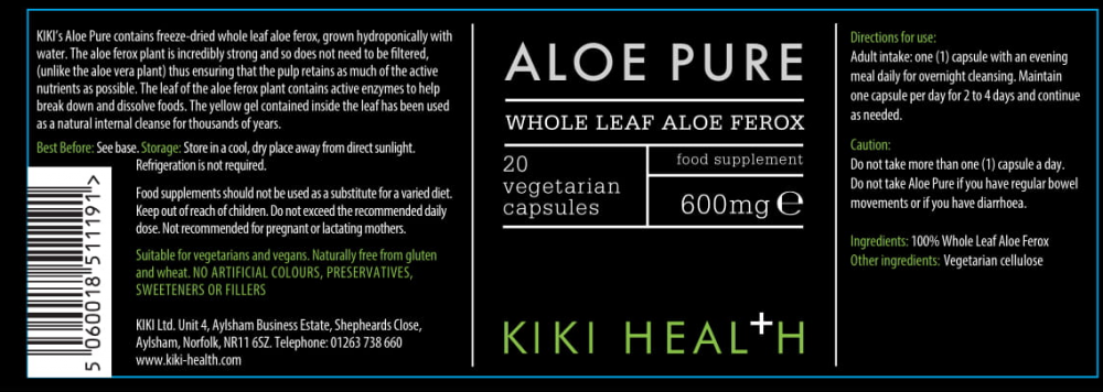 Kiki Health Aloe Pure 20's