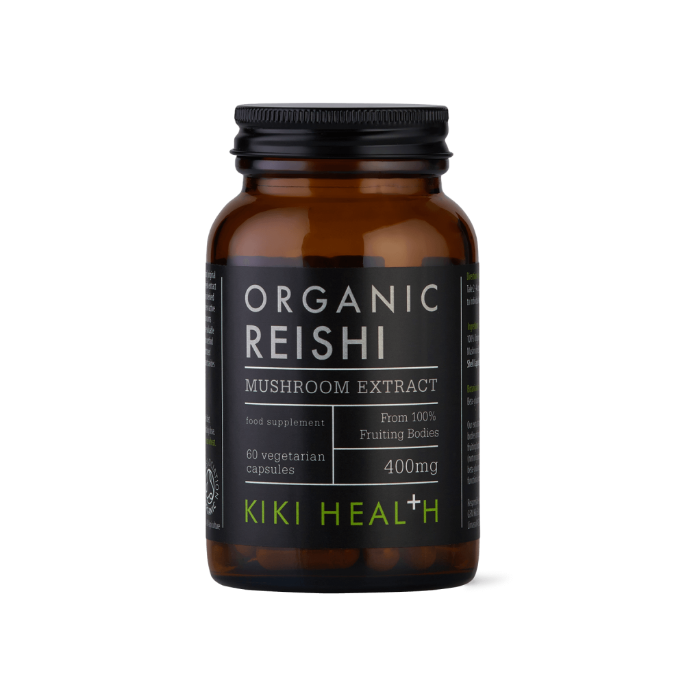 Kiki Health Organic Reishi Mushroom Extract Capsules 60's