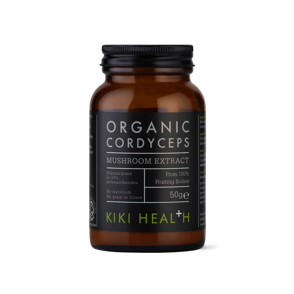 Kiki Health Organic Cordyceps Mushroom Extract Powder 50g