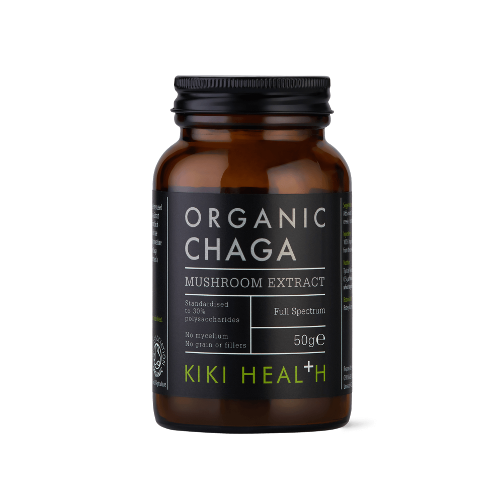 Kiki Health Organic Chaga Mushroom Extract Powder 50g