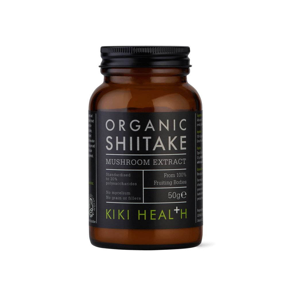 Kiki Health Organic Shiitake Mushroom Extract Powder 50g