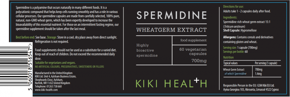 Kiki Health Spermidine 60's
