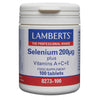 Lamberts Selenium 200ug plus Vitamins A+C+E 100's