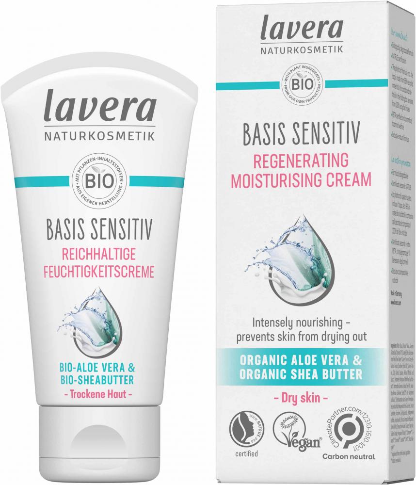 Lavera Basis Sensitiv Regenerating Moisturising Cream 50ml