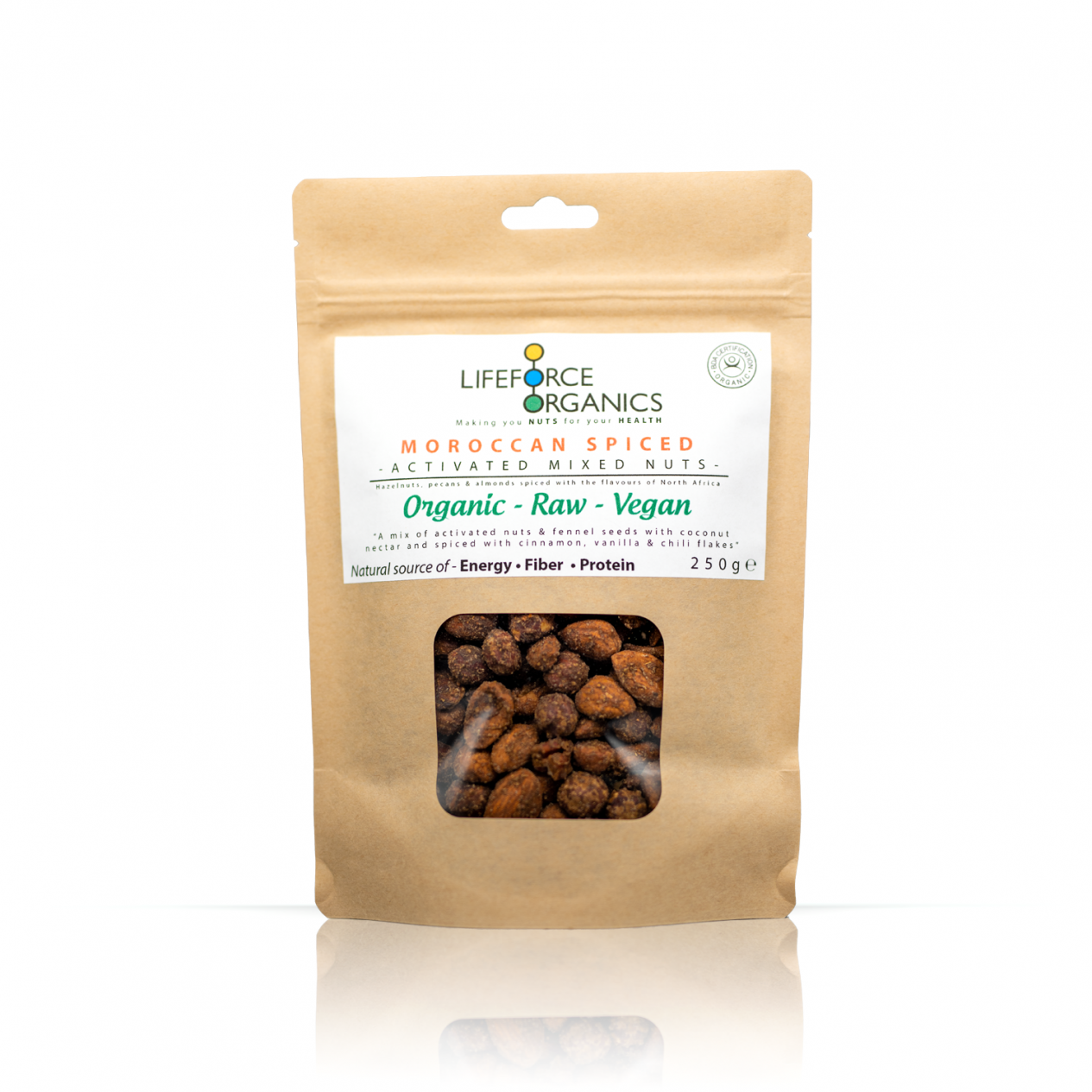 Lifeforce Organics Moroccan Spiced Activated Mixed Nuts (Organic), Nuts & Seeds
