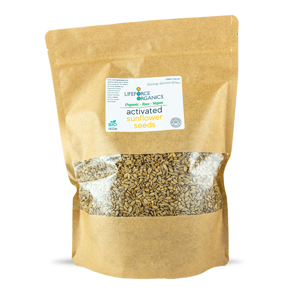 Lifeforce Organics Activated Sunflower Seeds (Organic), Nuts & Seeds