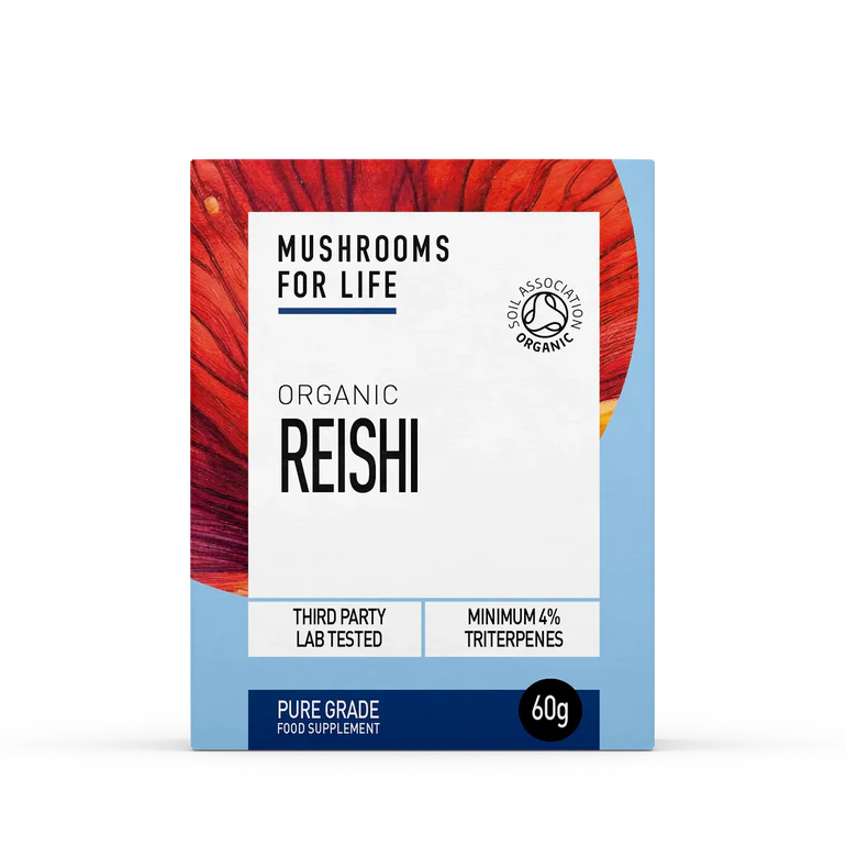 Mushrooms For Life Organic Reishi 60g Powder