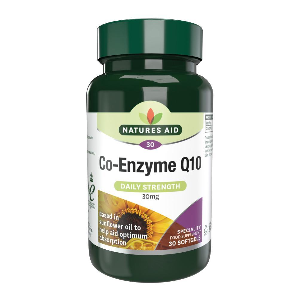 Natures Aid Co-Enzyme Q10 30mg 30's - Approved Vitamins