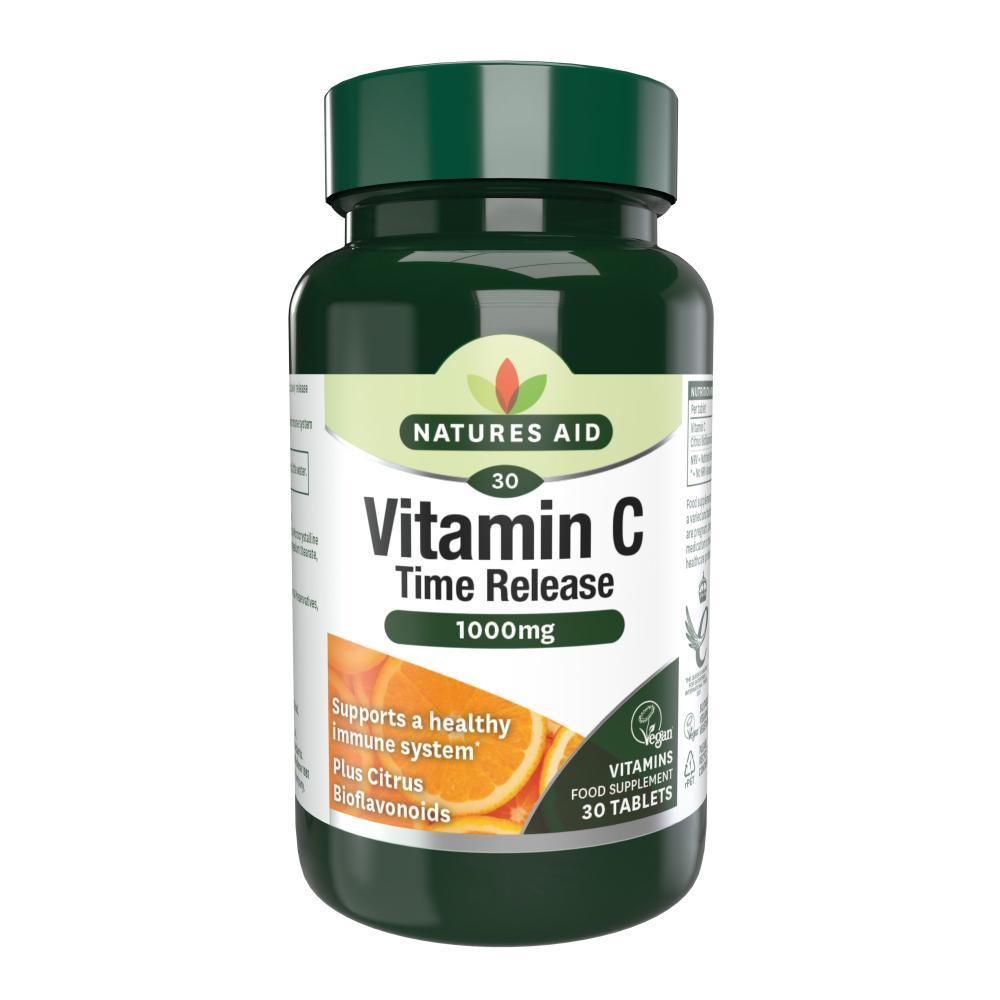 Natures Aid Vitamin C Time Release 1000mg 30's - Approved Vitamins