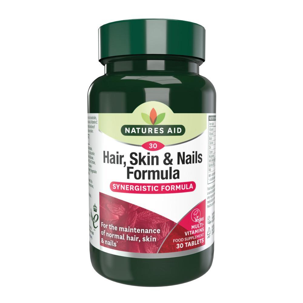 Natures Aid Hair, Skin & Nails Formula 30's - Approved Vitamins