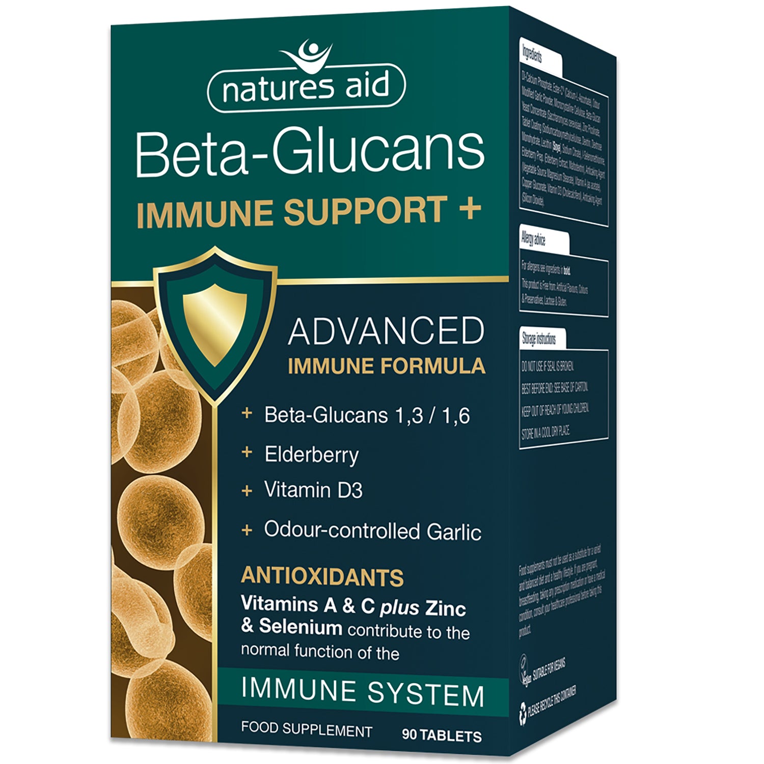 Natures Aid Beta-Glucans Immune Support +