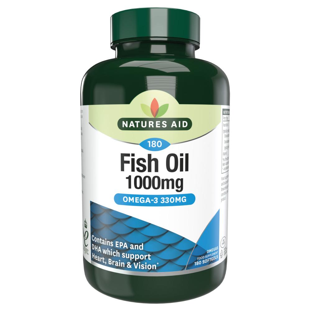 Natures Aid Fish Oil 1000mg