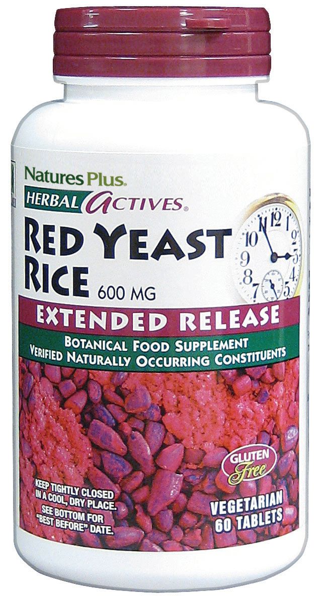 Nature's Plus Red Yeast Rice 600mg Extended Release