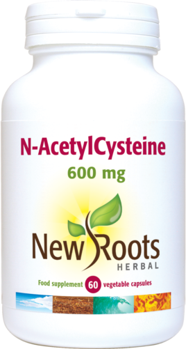 New Roots Herbal N-AcetylCysteine 600mg 60's