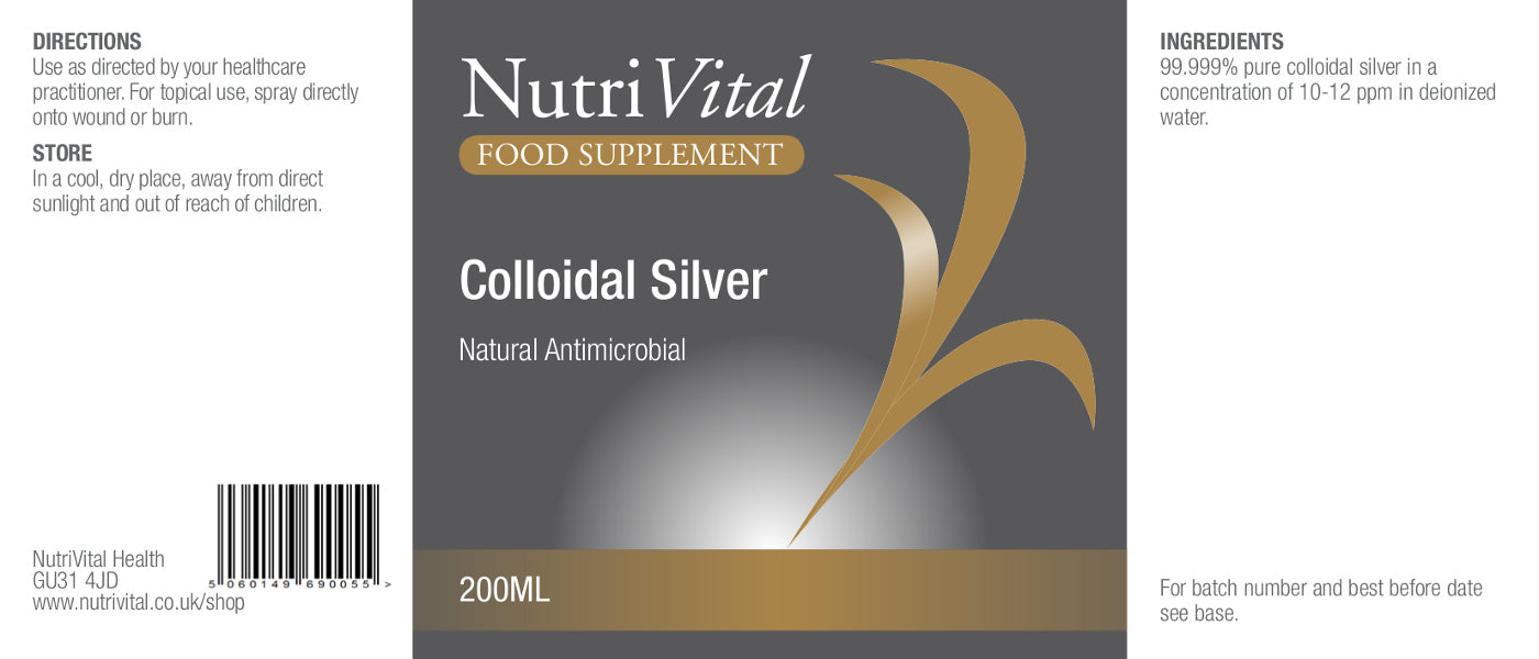Nutrivital Colloidal Silver Large Refill 200ml