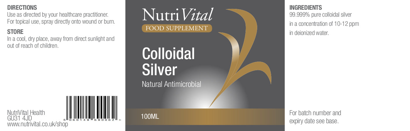 Nutrivital Colloidal Silver (Dropper Bottle) 100ml