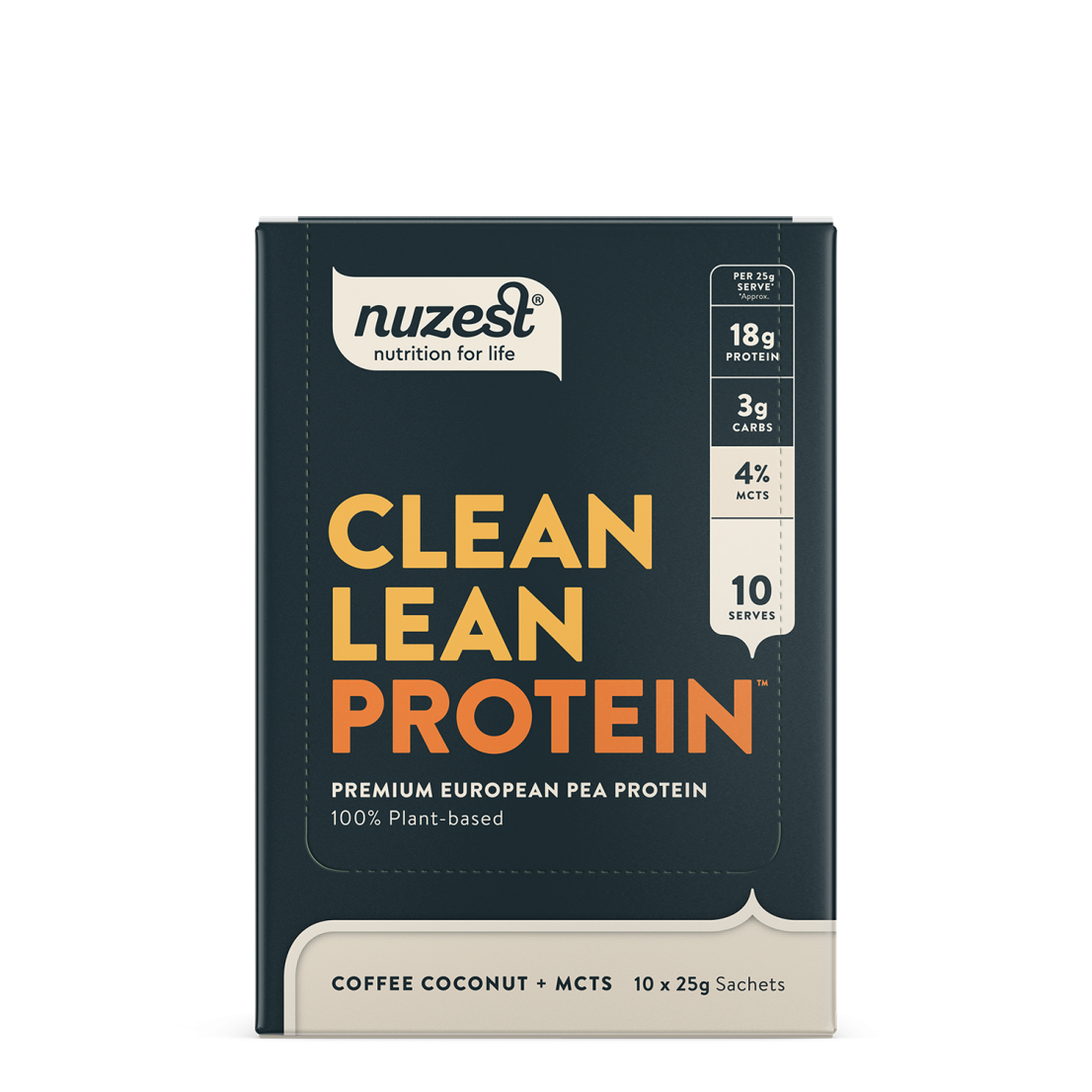 Nuzest Clean Lean Protein Coffee Coconut + MCTs