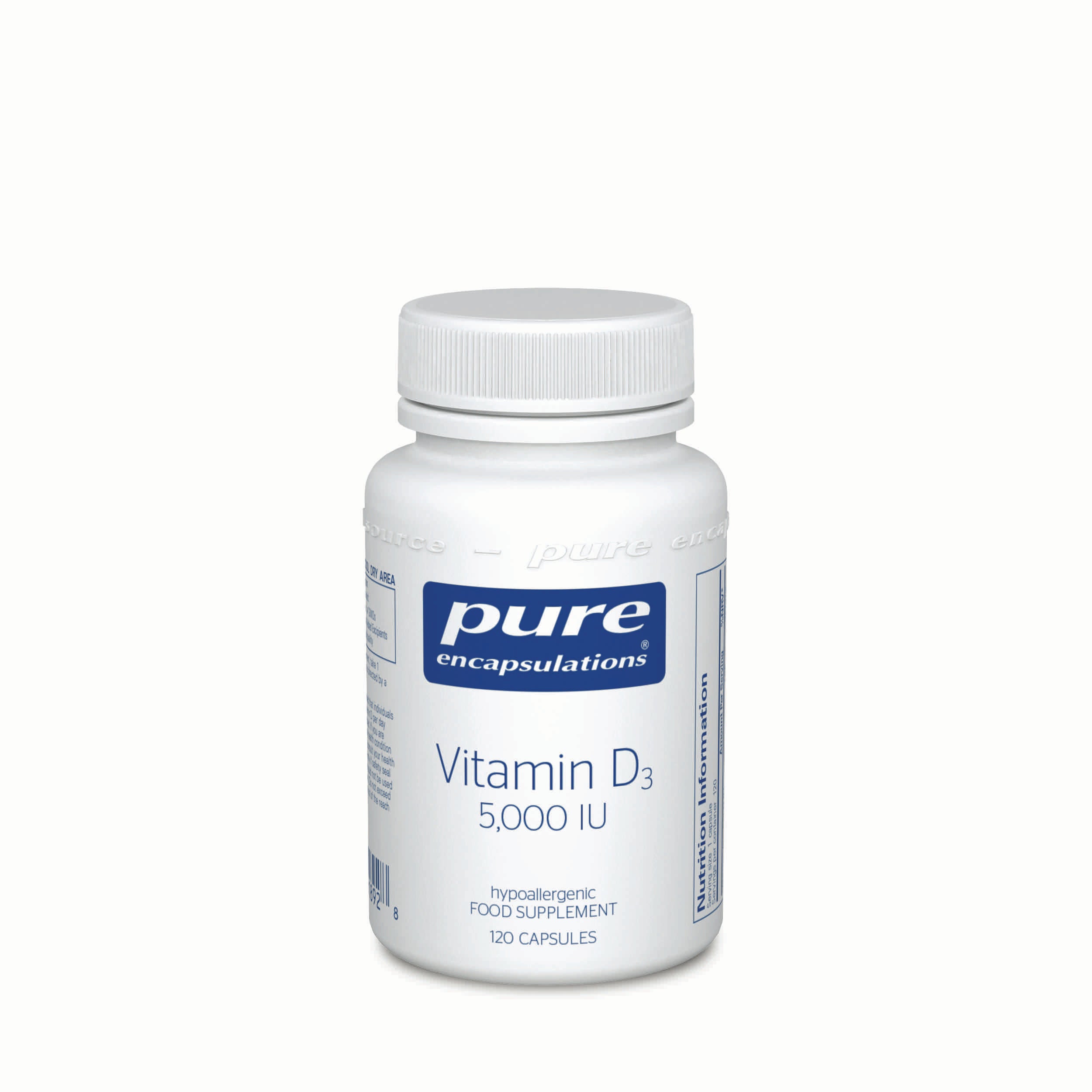 Pure Encapsulations Vitamin D3 5000 IU
