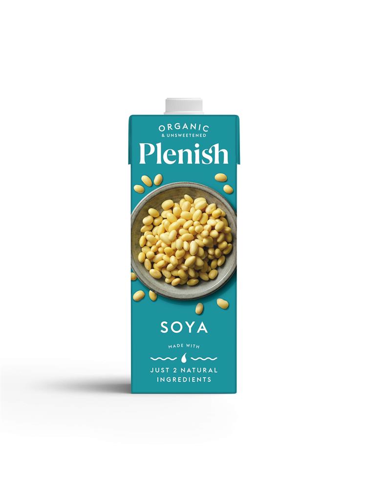 Plenish Organic & Unsweetened Soya 1L