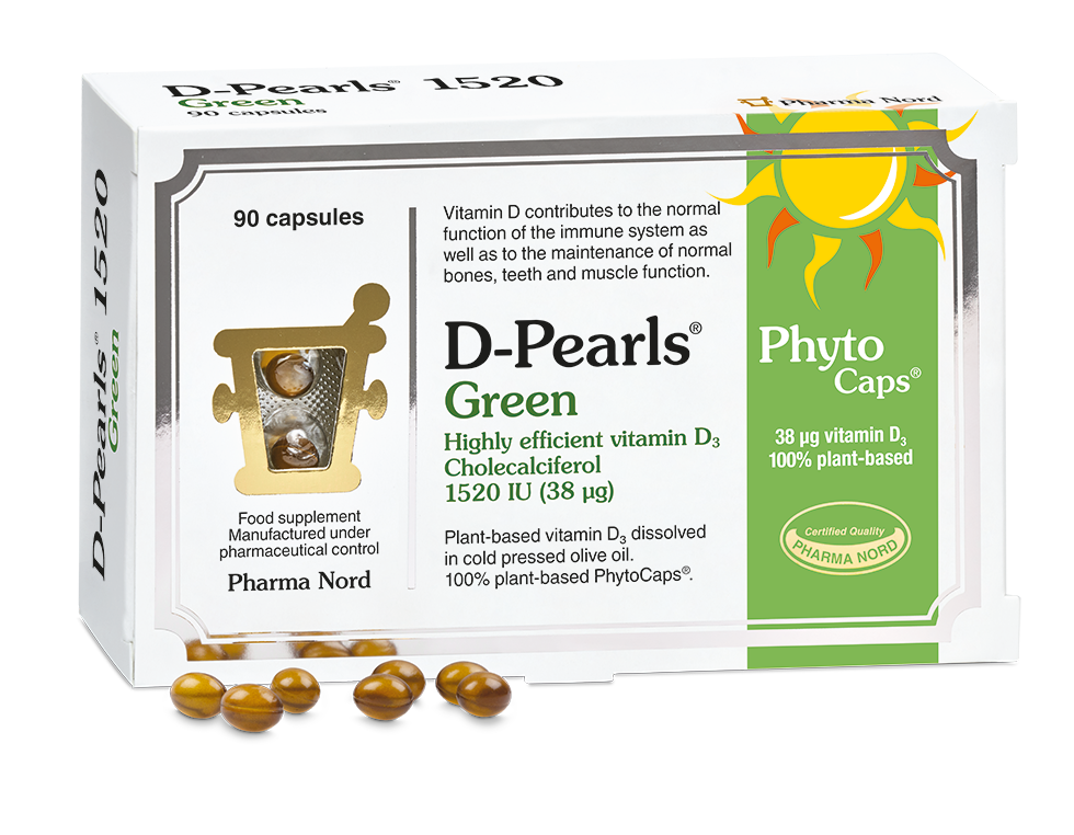 Pharma Nord D-Pearls Green 1520IU 90's