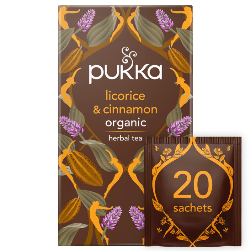 Pukka Herbs Licorice & Cinnamon Tea