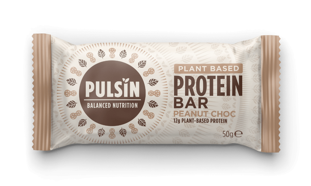 Pulsin Plant Based Protein Bar Peanut Choc 50g BAR - Approved Vitamins