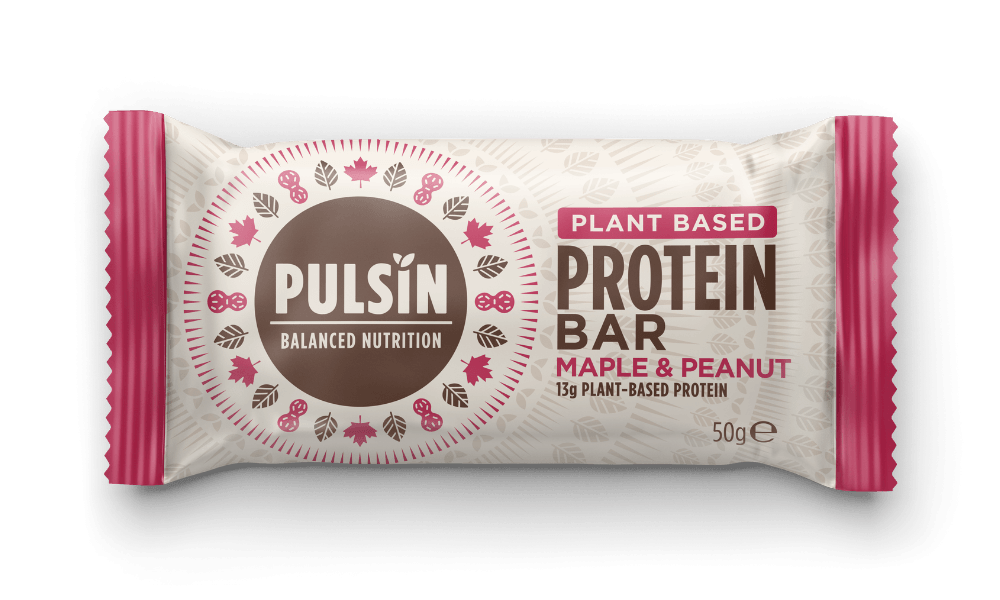 Pulsin Plant Based Protein Bar Maple & Peanut 50g BAR - Approved Vitamins