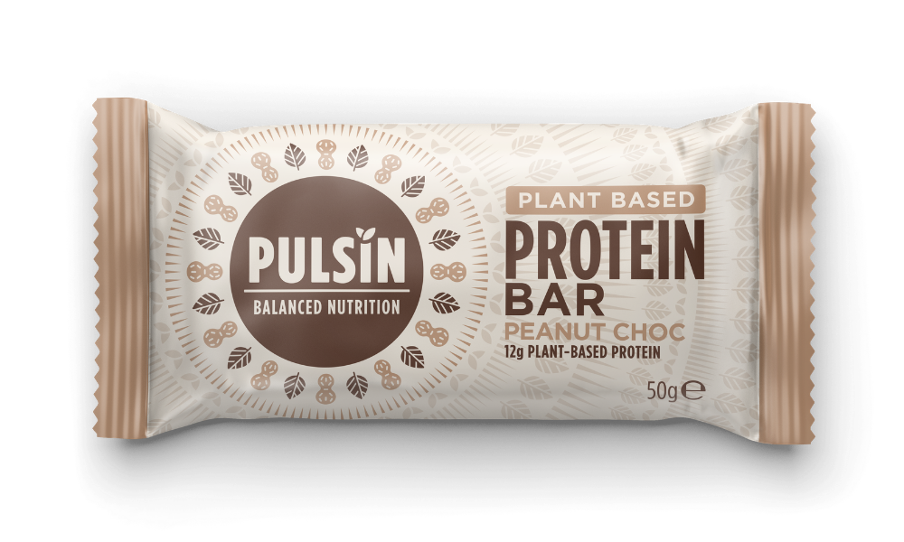 Pulsin Plant Based Protein Bar Peanut Choc