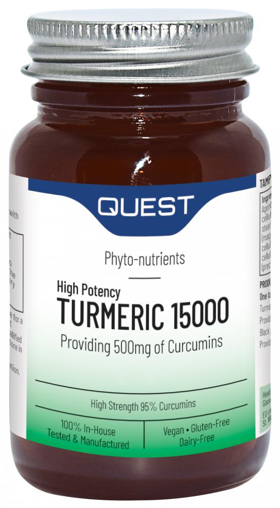 Quest Vitamins Turmeric 15000